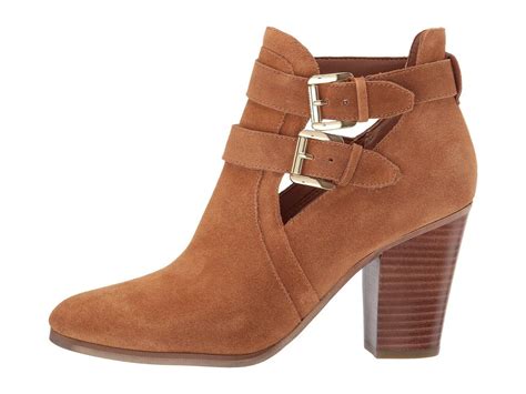 michael michael kors walden suede block heel booties|MICHAEL Michael Kors Walden Suede Block Heel Booties, Size .